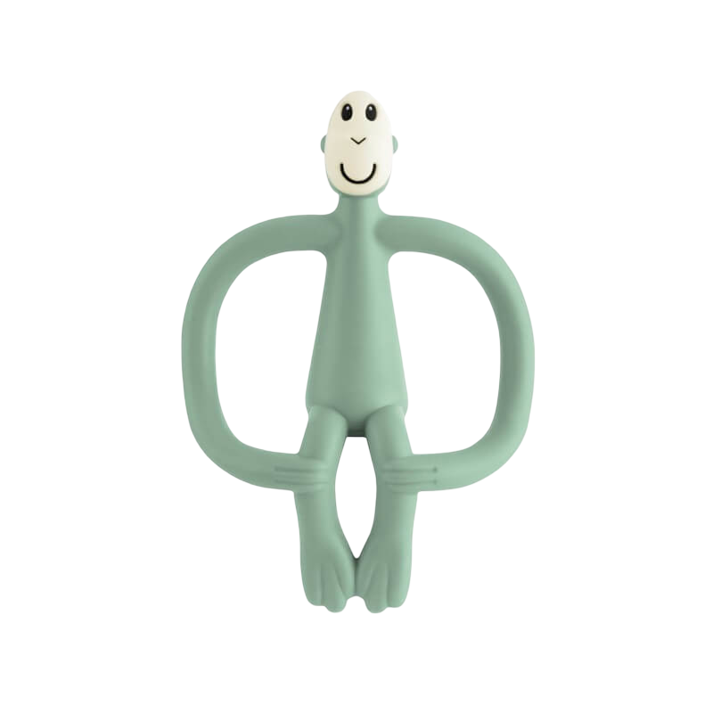 Matchstick Monkey Original Teething Toy & Gel Applicator - Mint Green