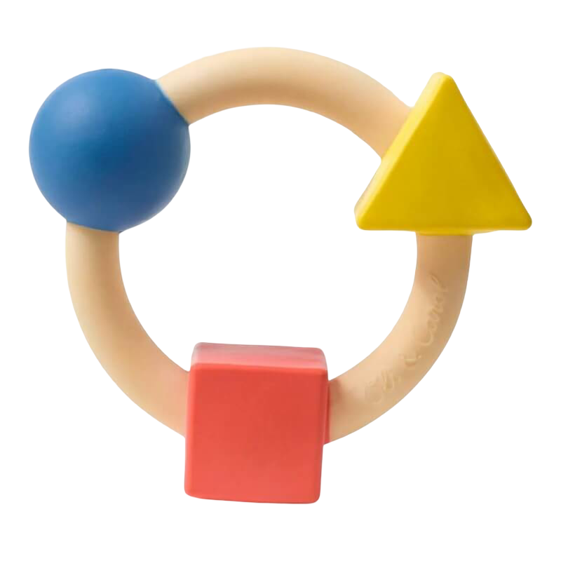 Oli&Carol Teether & Bath Toy - Bauhaus Movement Teething Ring