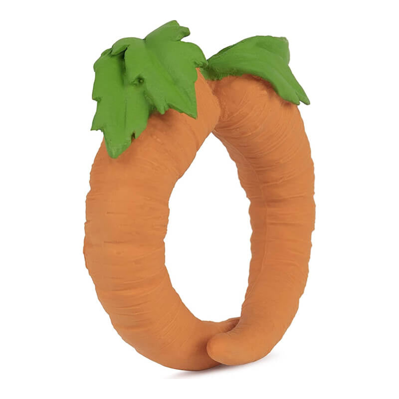 Oli&Carol Teether & Bath Toy - Fruits & Veggies - Cathy the Carrot