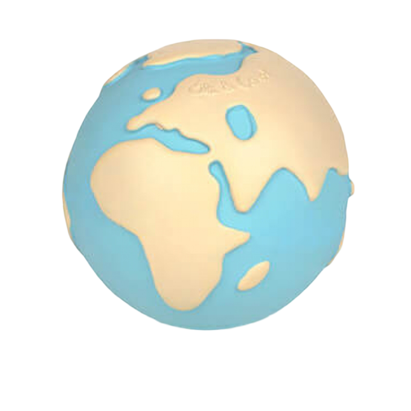 Oli&Carol Teether & Bath Toy - Earthy the World Ball