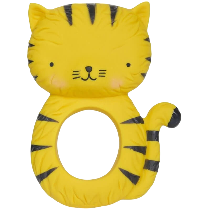 A Little Lovely Company Teether Ring - Tiger