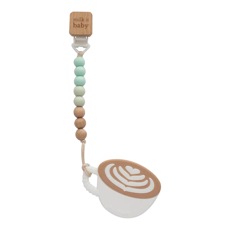 Milk It Baby Teether Set - I Love You A Latte