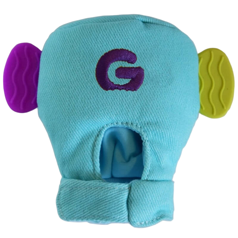 Gummee 手套式臼齒手套 - 藍色