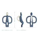 Matchstick Monkey Original Teething Toy With Tail - Airforce Blue