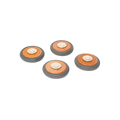 Tegu Magnetic Wooden Wheels - Pack of 4
