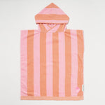 SUNNYLiFE Terry Beach Hooded Towel - Sea Seeker Strawberry