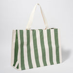 SUNNYLiFE Carryall Beach Bag - The Vacay Olive Stripe