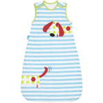 Gro Company Grobag 狗狗條紋睡袋 - 2.5 Tog - 0-6米