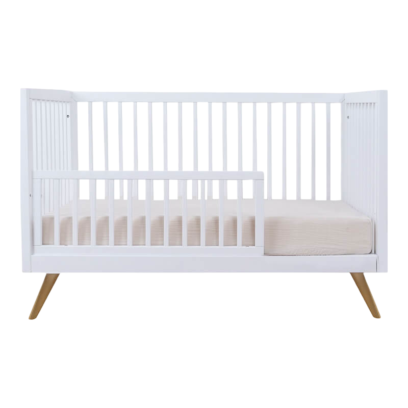 Little Hushies The Little Convertible Baby Crib™ + Toddler Rail (6-in-1 Montessori)