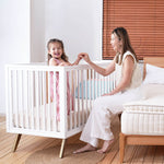 Little Hushies The Little Convertible Baby Crib™ + Toddler Rail (6-in-1 Montessori)