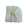 Little Hushies The Little Organic Crib Sheet™ 140x70cm (1-Pack) - Sprout Green