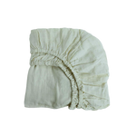 Little Hushies The Little Organic Crib Sheet™ 140x70cm (1-Pack) - Sprout Green