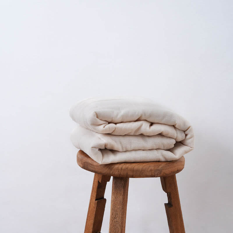 Little Hushies The Little Organic Duvet™ 120x80cm - Oat Beige