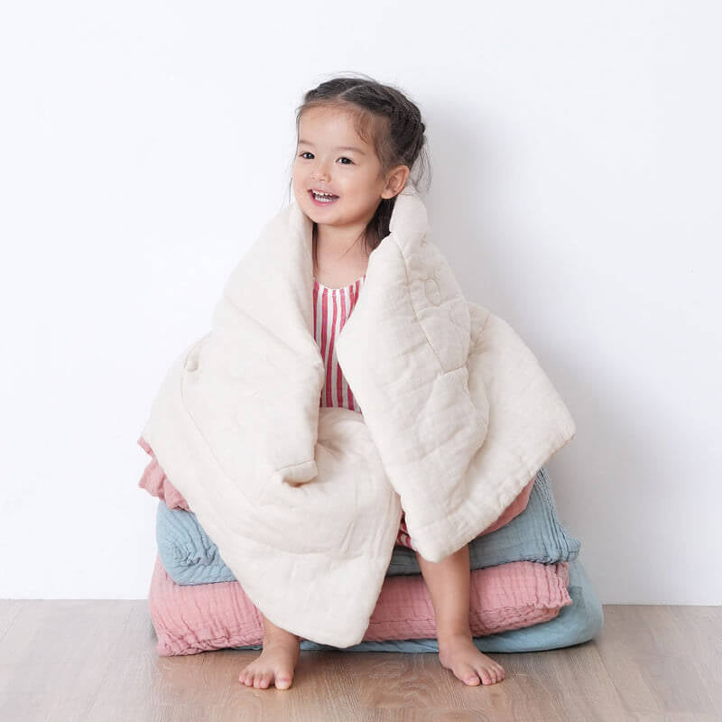 Little Hushies The Little Organic Duvet™ 120x80cm - Oat Beige