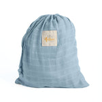 Little Hushies The Little Organic Duvet Cover™ & Pillowcase™ 120x80cm/58x40cm - Cloud Blue
