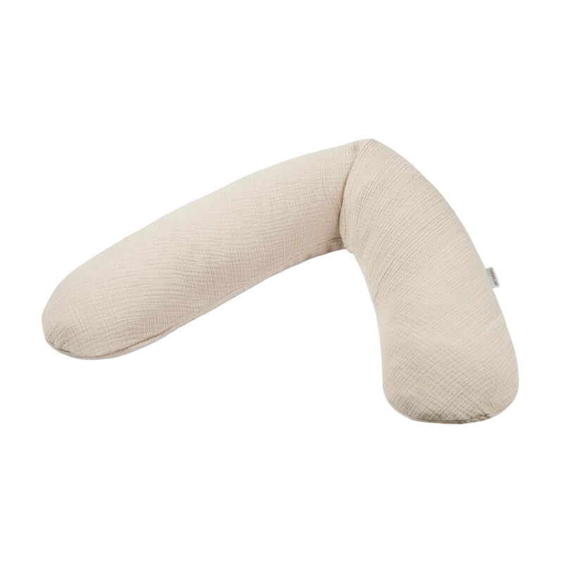 Theraline 原廠孕婦哺乳枕 - 沙米色棉紗