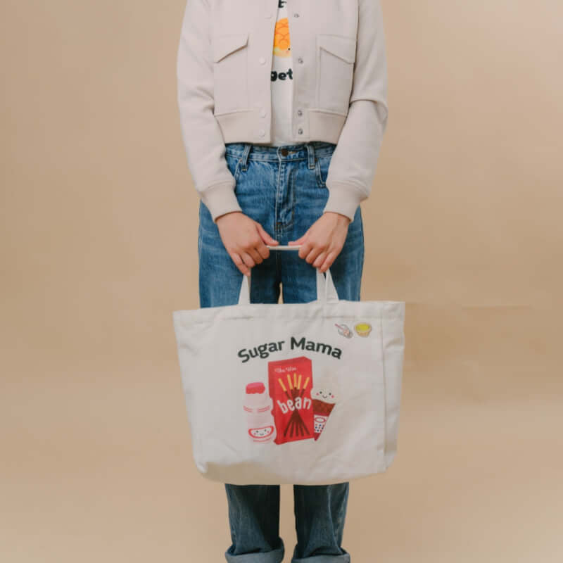 The Wee Bean The Ultimate Carry-All Canvas Tote Bag - Sugar Mama