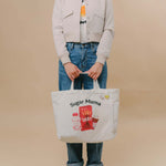 The Wee Bean The Ultimate Carry-All Canvas Tote Bag - Sugar Mama