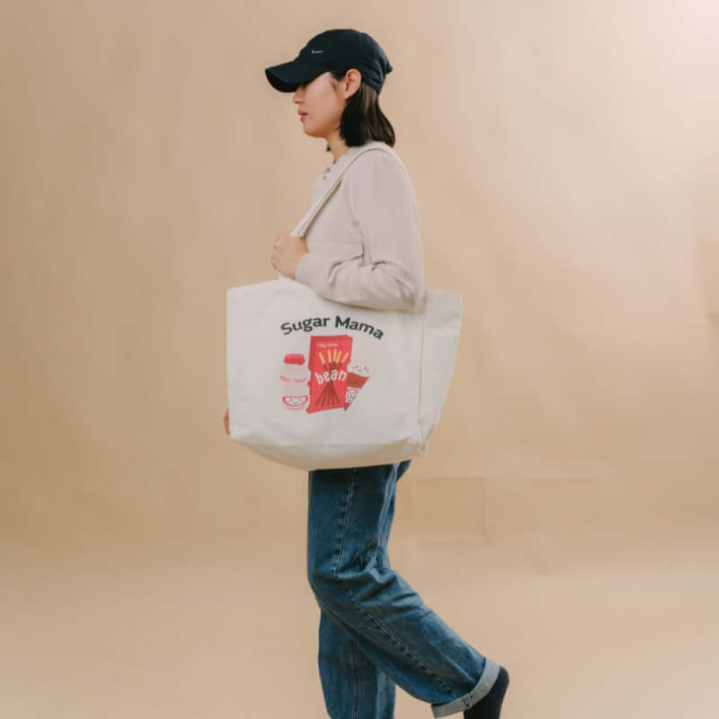The Wee Bean The Ultimate Carry-All Canvas Tote Bag - Sugar Mama