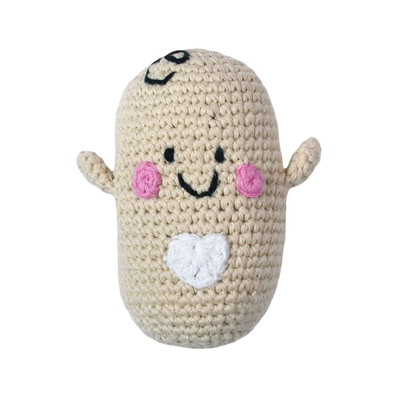 The Wee Bean Bean Fair-Trade Rattle Doll