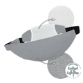 Theraline Belly Protect Belt for Postpartum Caesarean Section Melange Med Grey