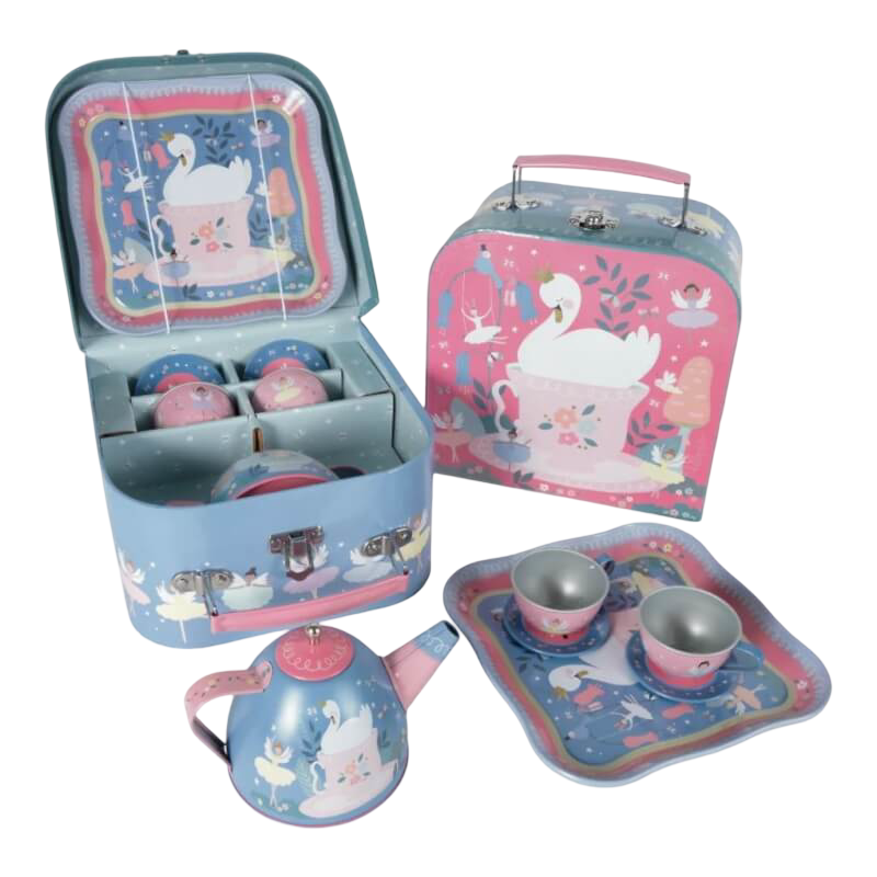 Floss & Rock Tin Tea Set - Enchanted 7-Piece