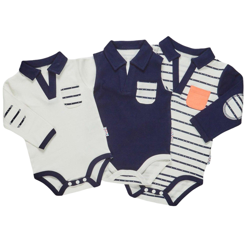 TinyBitz Winter Growing Kit for 3-Month Old Baby Boys (Line Dance)