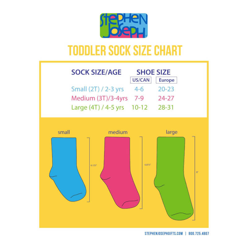 Stephen Joseph Toddler Socks - Pirate (Large)