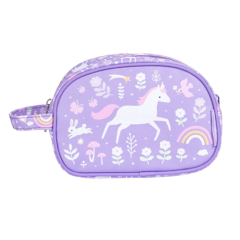 A Little Lovely Company Toiletry Bag - Unicorn Dreams