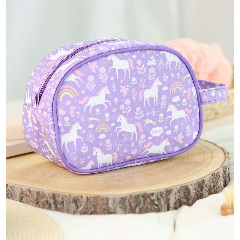 A Little Lovely Company Toiletry Bag - Unicorn Dreams