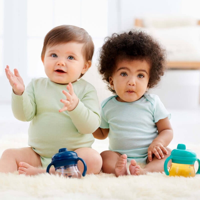 OXO Tot Transitions Soft Spout Sippy Cup with Removable Handles 6 oz