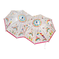 Floss & Rock Transparent Colour Changing Umbrella - Rainbow Fairy