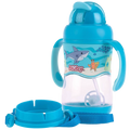 Nuby Tritan Flip It with 3D Vinyl Wrap with Weighted Straw 400ml