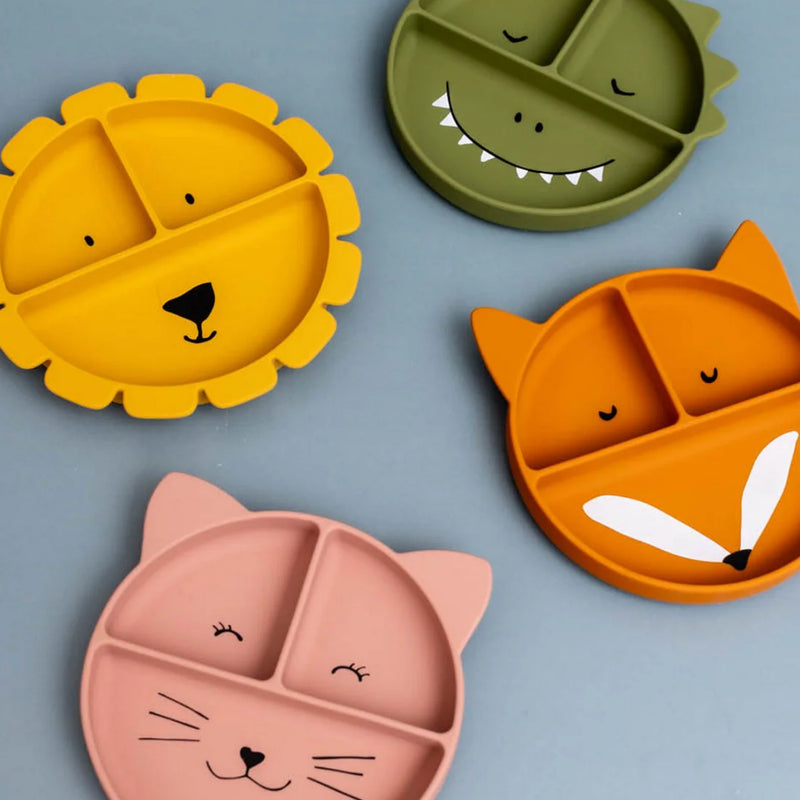 Trixie Silicone divided suction plate - Mrs. Cat