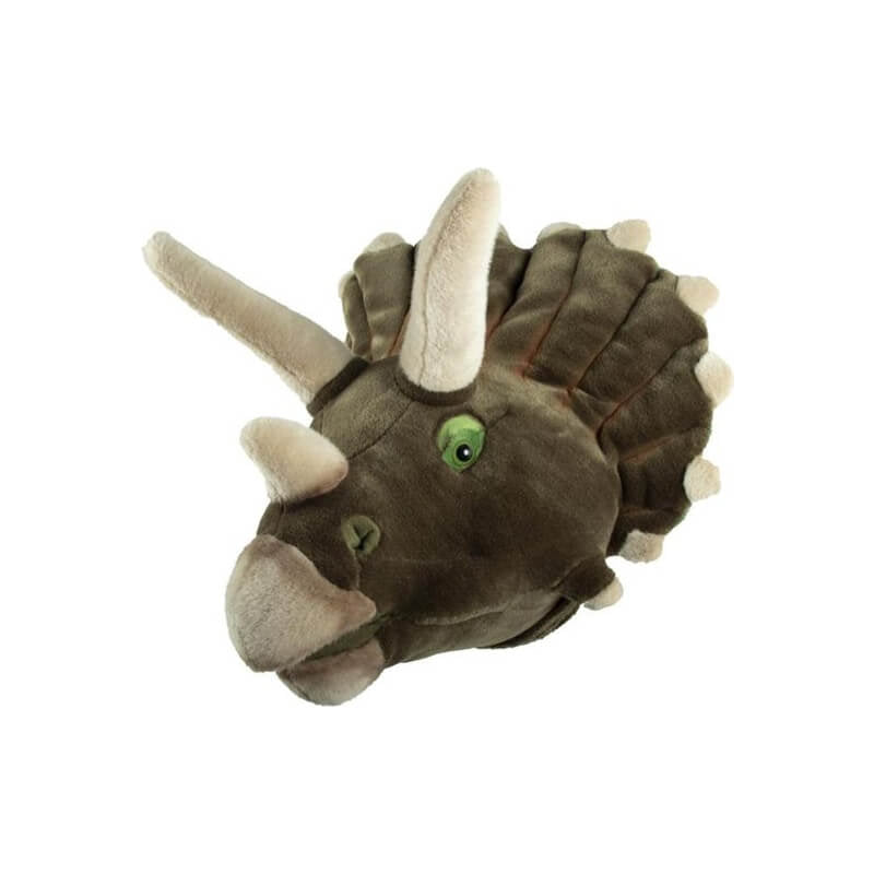 Wild & Soft Trophy Animal Head - Adam the Triceratops