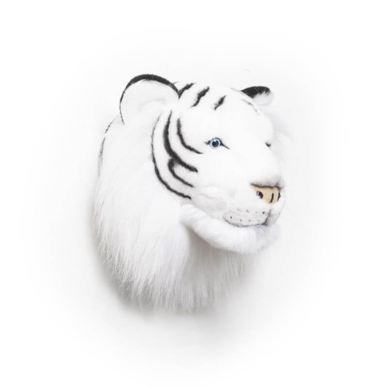 Wild & Soft Trophy Animal Head - Albert the White Tiger