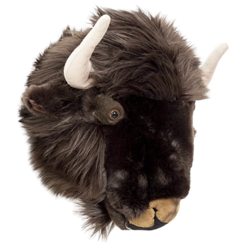 Wild & Soft Trophy Animal Head - Alex the Bison