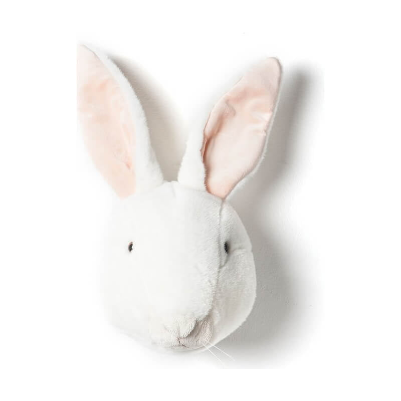Wild & Soft Trophy Animal Head - Alice the White Rabbit