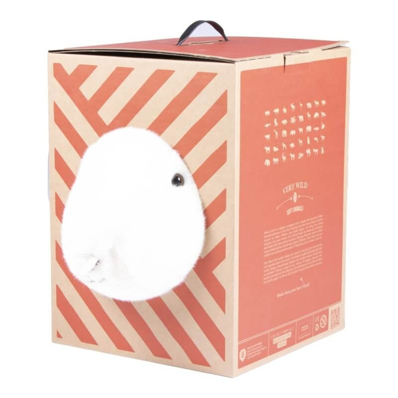 Wild & Soft Trophy Animal Head - Alice the White Rabbit