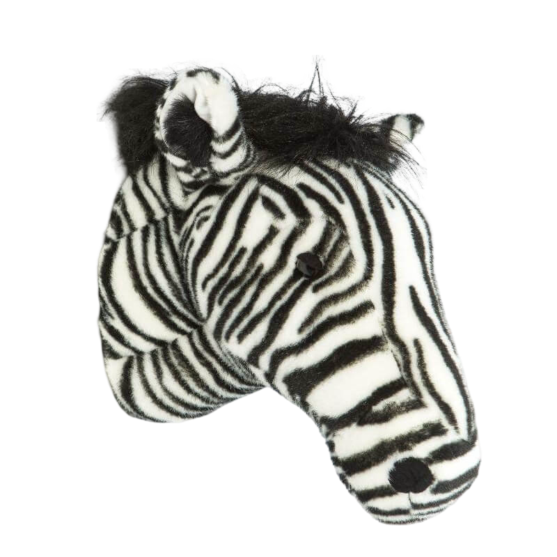 Wild & Soft Trophy Animal Head - Daniel the Zebra