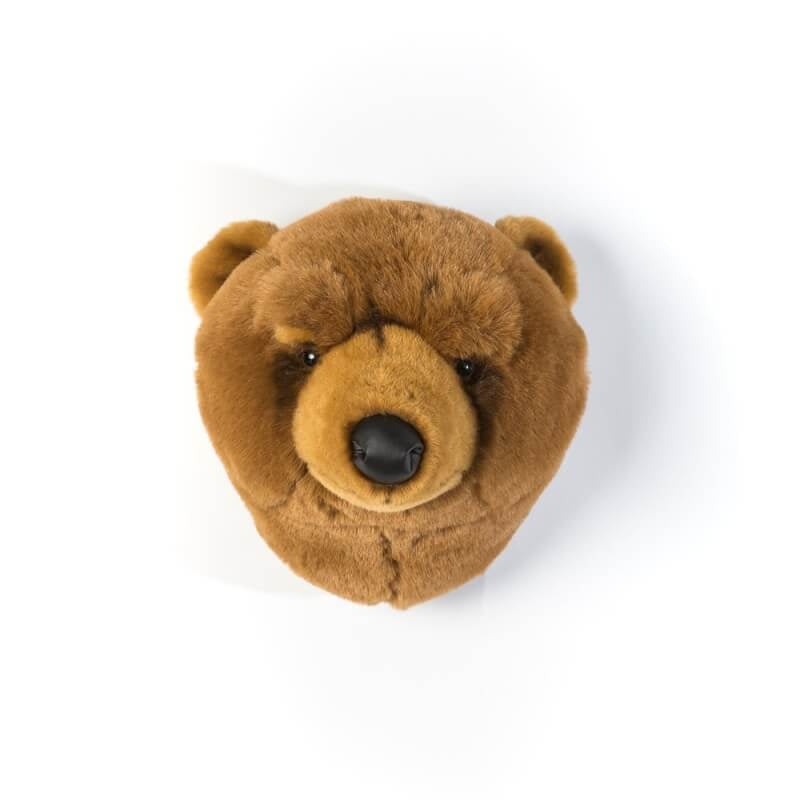 Wild & Soft Trophy Animal Head - Oliver the Brown Bear
