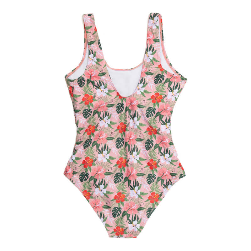 Cotton Pigs Tropical Hibiscus Swimming Suit - Ladies