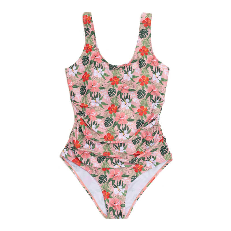 Cotton Pigs Tropical Hibiscus Swimming Suit - Ladies