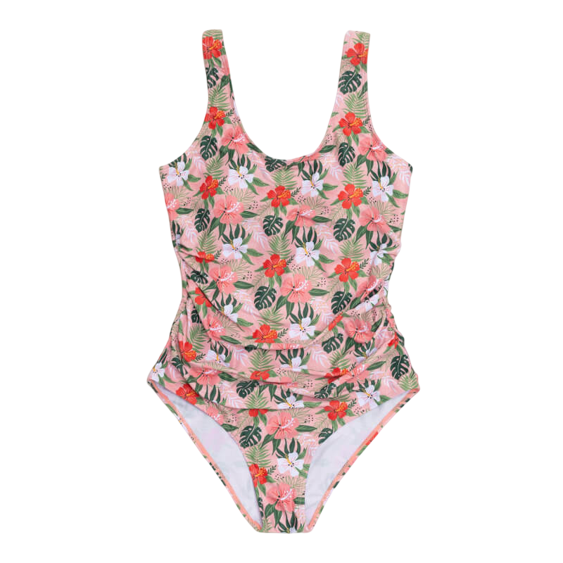 Cotton Pigs Tropical Hibiscus Swimming Suit - Ladies