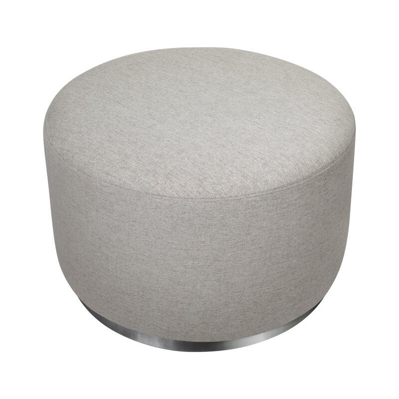 Babyletto Tuba Gliding Ottoman - Performance Grey Eco-Weave