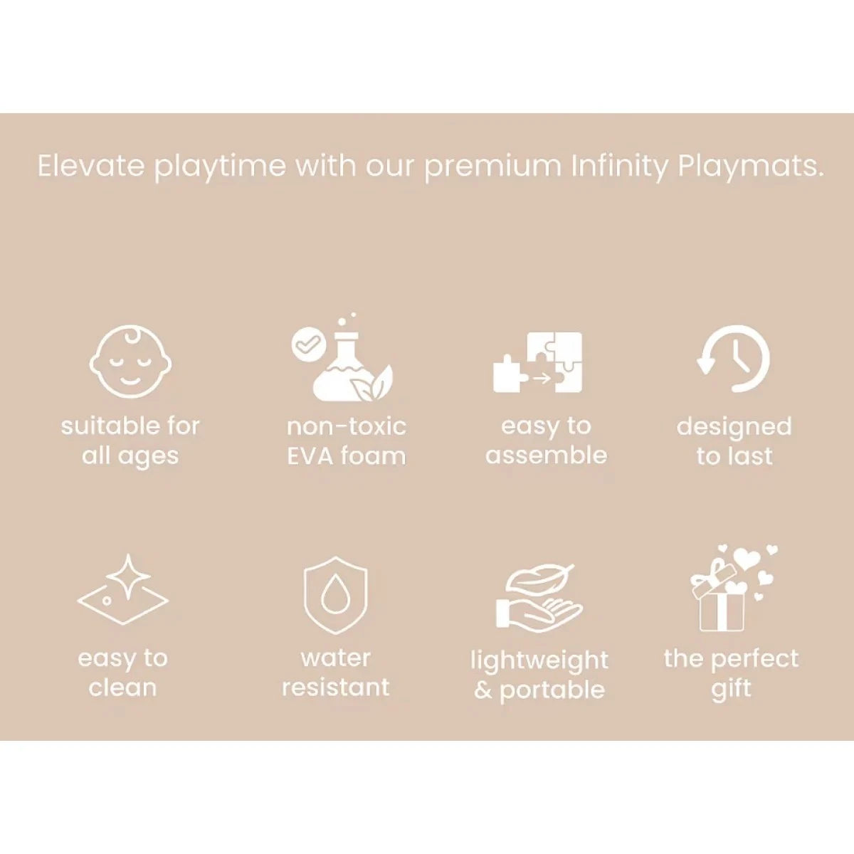 Tutti Bambini Infinity Baby Playmat - Oddity Blush