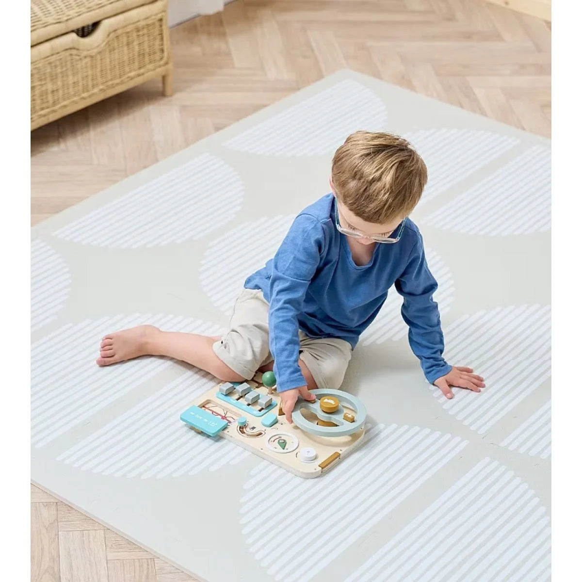 Tutti Bambini Infinity Baby Playmat - Orbital Oatmeal