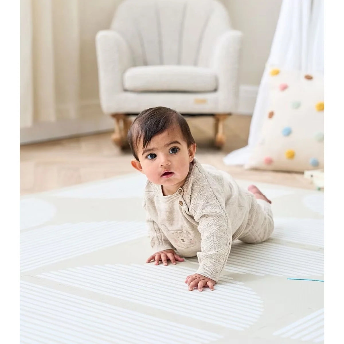 Tutti Bambini Infinity Baby Playmat - Orbital Oatmeal