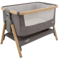 Tutti Bambini CoZee Bedside Crib - Oak and Charcoal