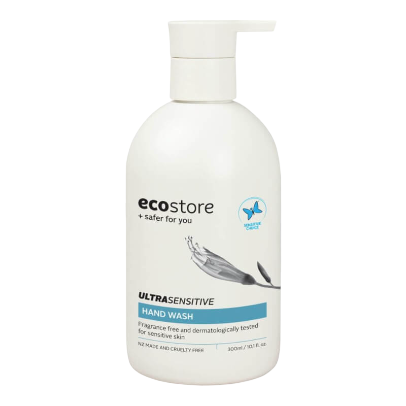 Ecostore Ultra Sensitive Fragrance & Colourant Free Hand Wash 300ml Pump